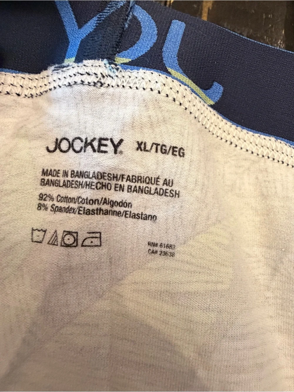 Jockey Men's XL 40 42 Casual Cotton Stretch 3